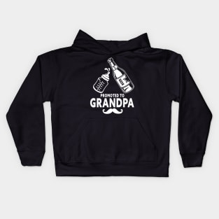 Promoted to grandpa Kids Hoodie